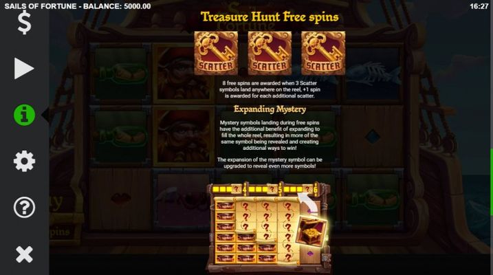 Treasure Hunt Free Spins