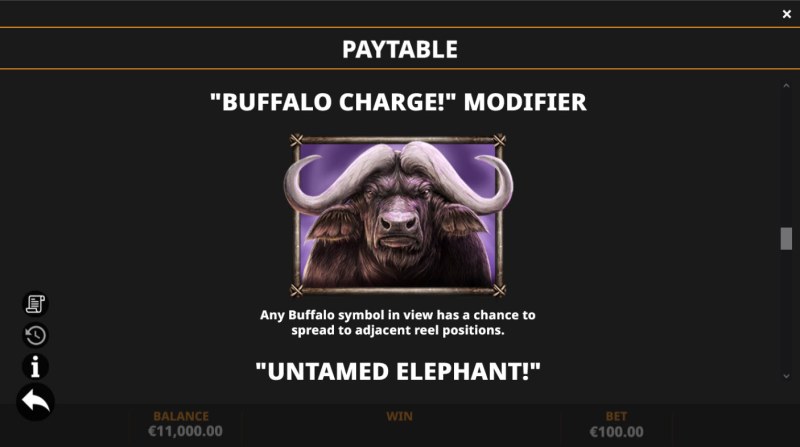 Buffalo Charge Modifier