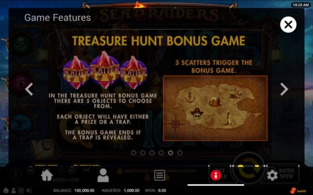 Treasure Hunt Bonus Game