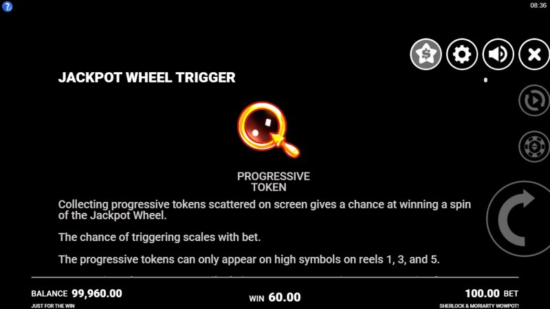 Jackpot Wheel Trigger