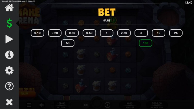 Available Betting Options
