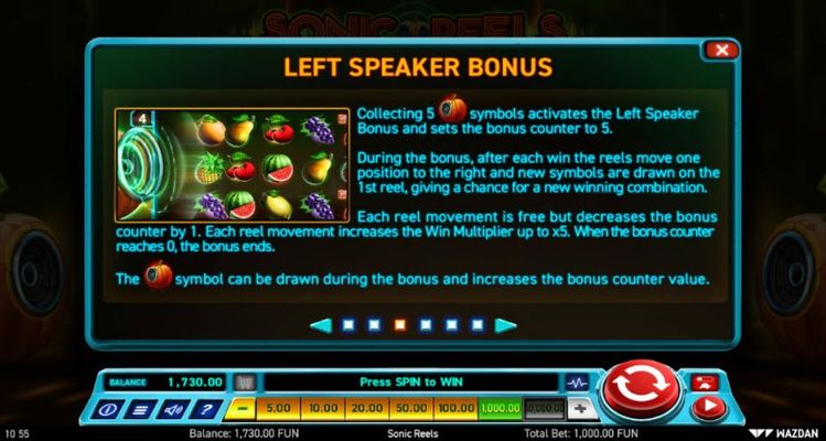 Left Speaker Bonus