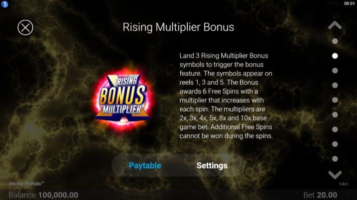 Rising Multiplier Bonus