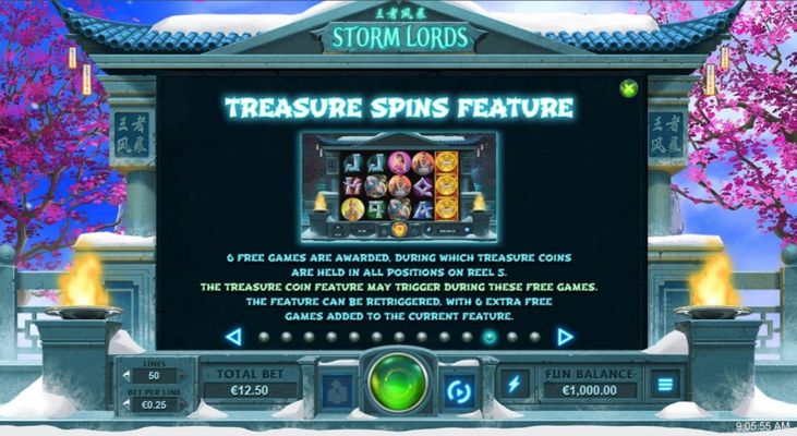 Treasure Spins Feature