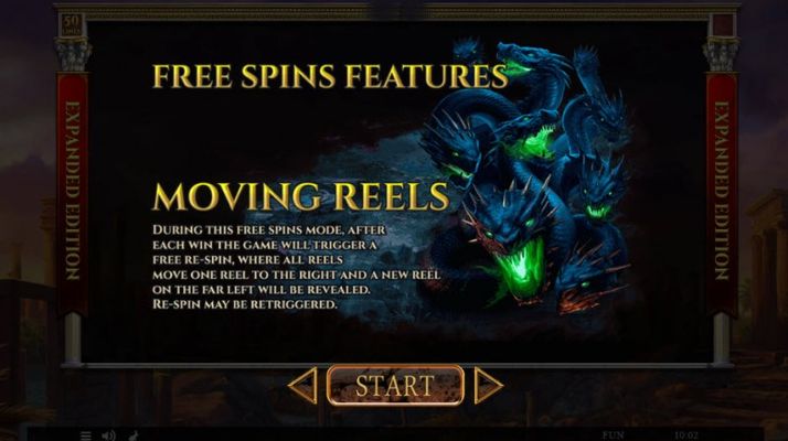Moving Reels Free Spins
