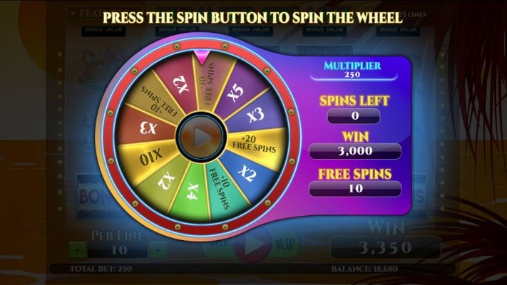 Win free spins and / or prize multipliers