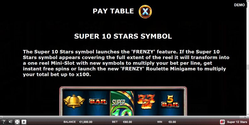 Super 10 Stars Symbol