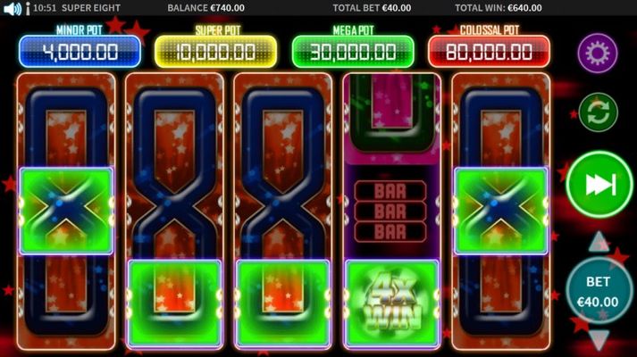 Stacked symbols triggers multiple winning paylines