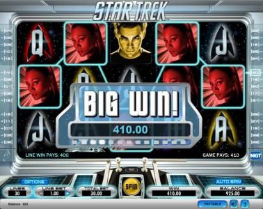 Star Trek slot game 5 of a kind big win jackpot