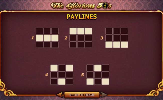 Payline Diagrams 1-5