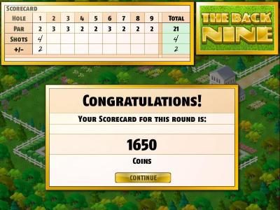 bonus round pays out a 1650 coin jackpot