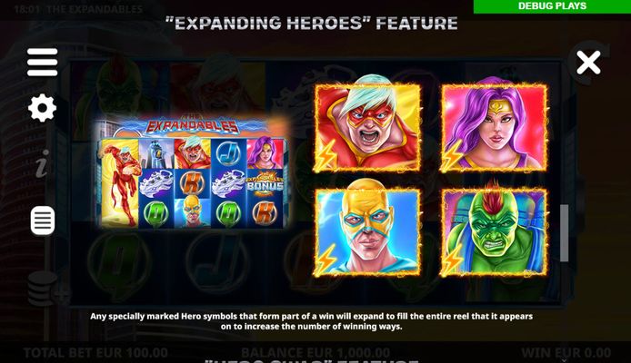 Expanding Heroes Feature
