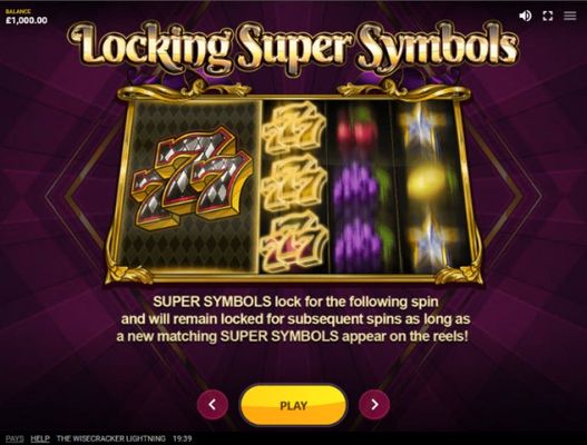 Locking Super Symbols