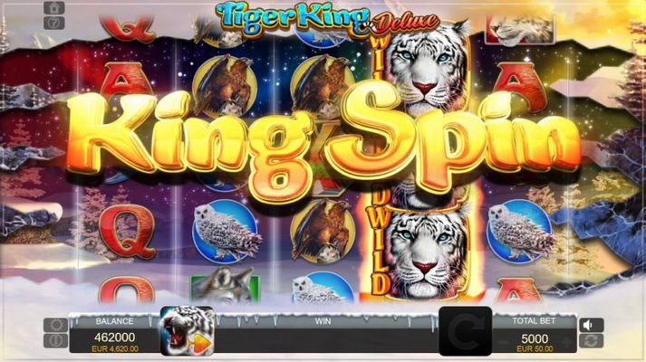 King Spin feature triggered