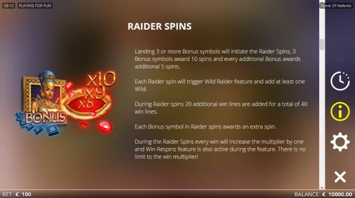 Raider Spins