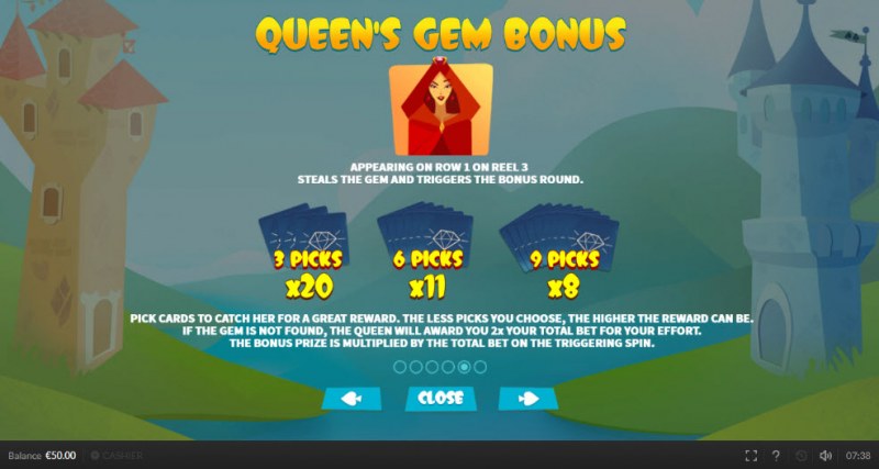 Queen&#039;s Gem Bonus