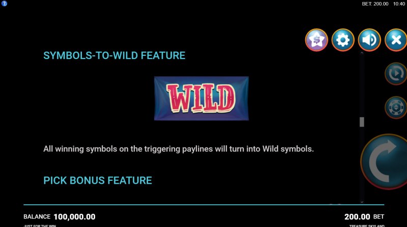 Symbols To Wild Feature
