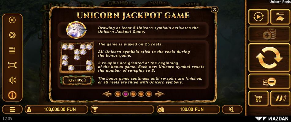 Unicorn Jackpot Game