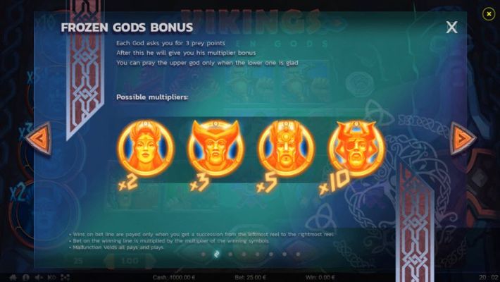 Frozen Gods Bonus