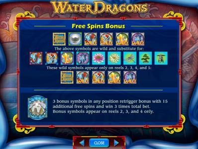 free spins bonus rules
