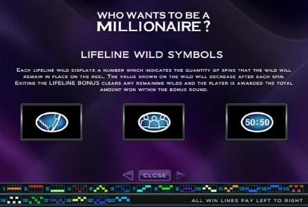 lifeline wild symbols and rules