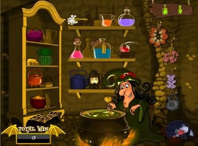 help the witch to make a potion by slecting from the availablejugs from the shelves and earn a prize award,
