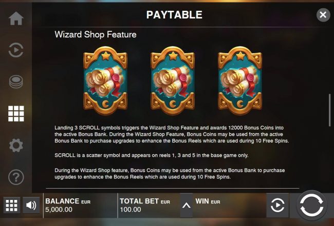 Wizard Shop Feature Rules