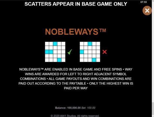 Nobleways 3125 Ways to Win