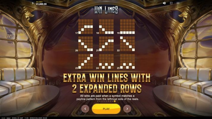 Extra Win Lines with 2 Expanded Rows