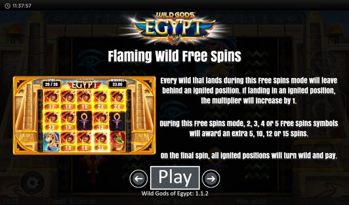 Flaming Wild Free Spins