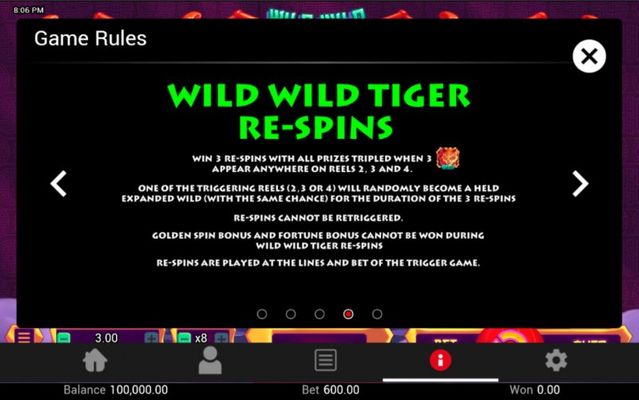Re-Spins Feature