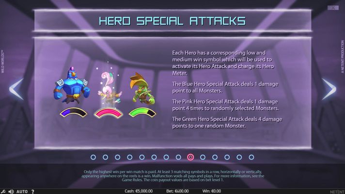Hero Special Attacks