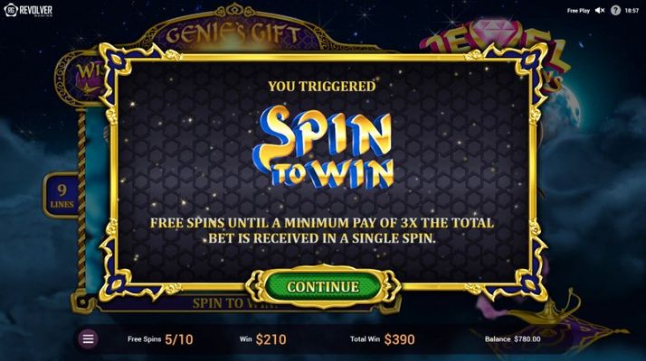 Spin to Win Awarded