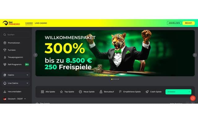 BetPRIMEIROhome screen