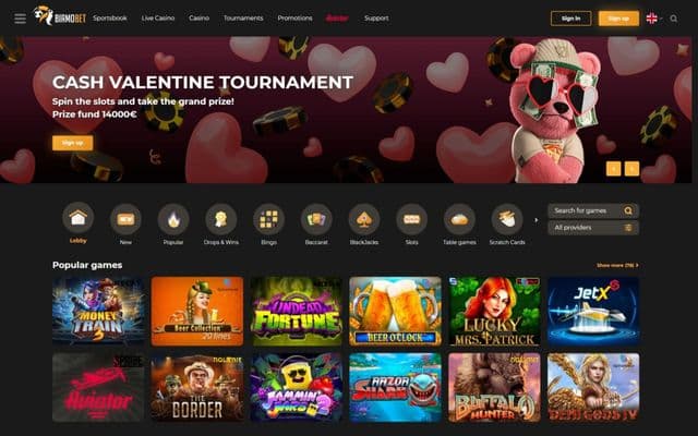 Biambo Bet Homepage Image