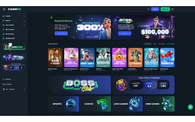 Casinokhome screen