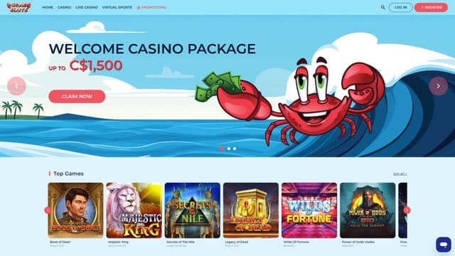 CrabSlotshome screen