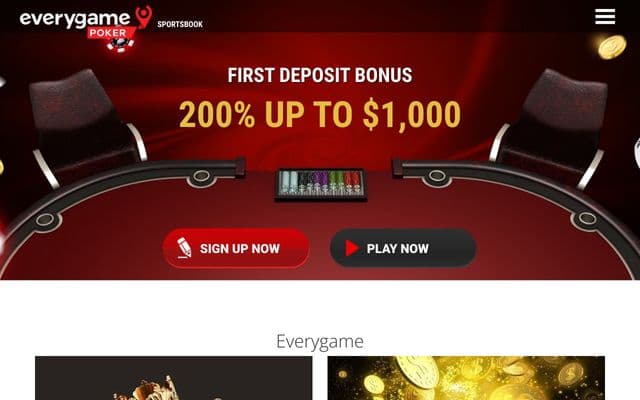 Eveyrgame Poker Homepage Image