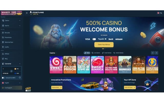 FortuneJackhome screen