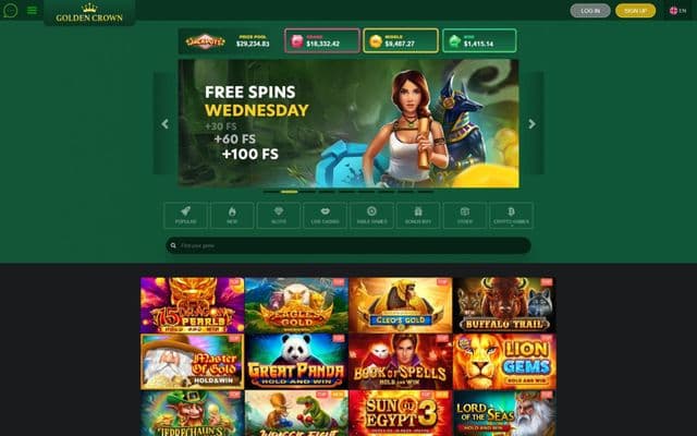 Golden Crownhome screen
