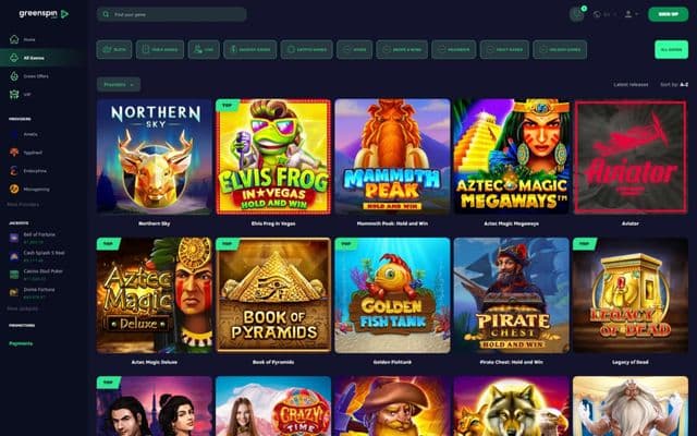 Greenspinhome screen