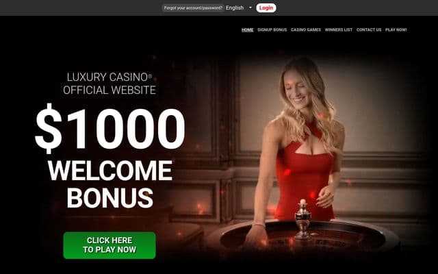 Luxury Casinohome screen