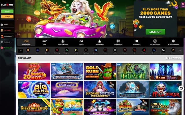 Playamohome screen