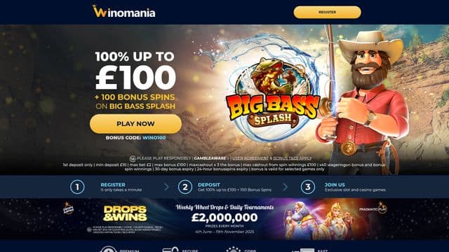 Winomaniahome screen