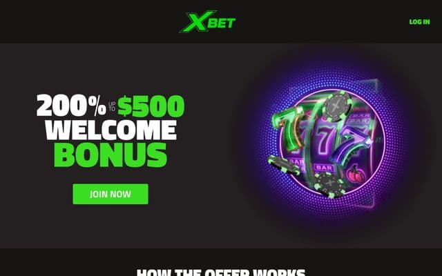 XBET Homepage Image