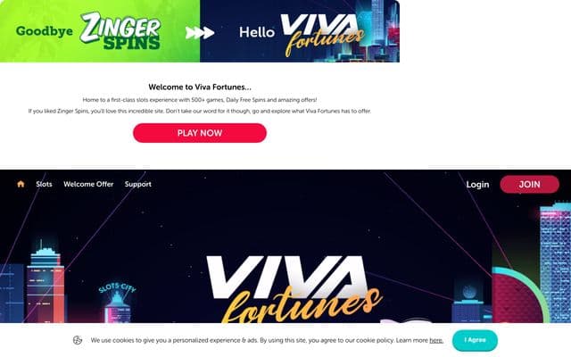 Zinger Spins Homepage Image