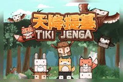 Tiki Jenga logo