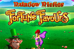Rainbow Riches Fortune Favours logo