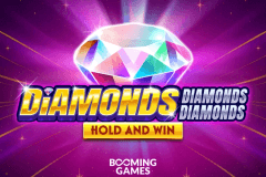 Diamonds Diamonds Diamonds Hold and Win logo
