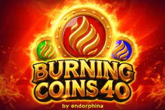 Burning Coins 40 logo